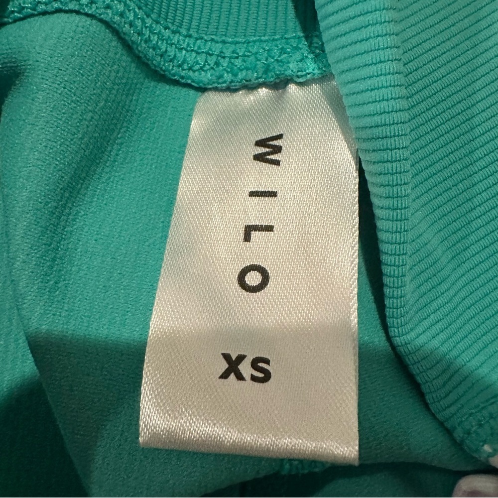WILO The Label Teal Athletic Leggings Side Stripe 25” Inseam Women’s Size XS - Picture 8 of 9